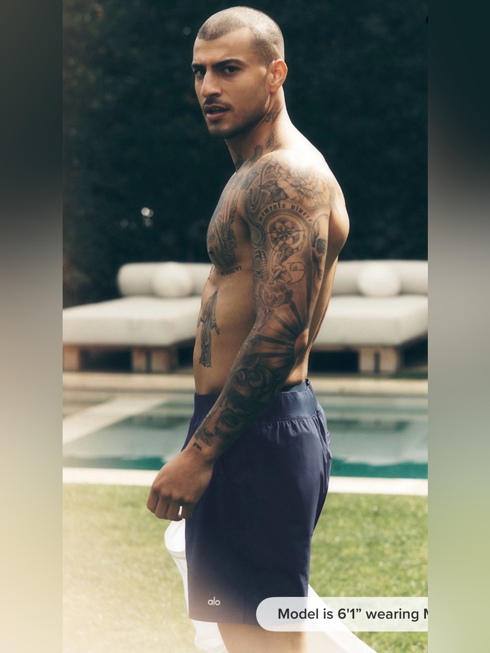 ALO Yoga Men’s “Repetition” Short 7” Inseam Linerless (M) *BESTSELLER*